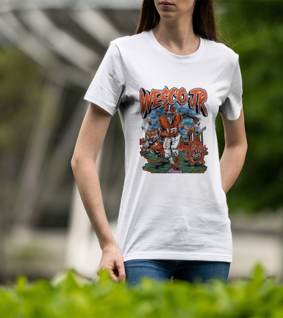 Planet Euphoria Wesco Jr. Football Tigers Stadium Scene T-Shirt