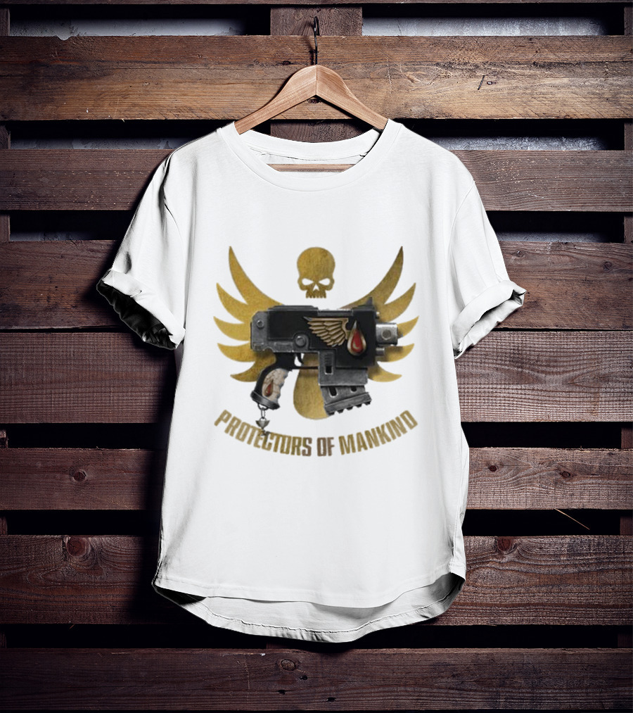 Protectors Of Mankind Blood Angels Warhammer Iconic Emblem T-Shirt
