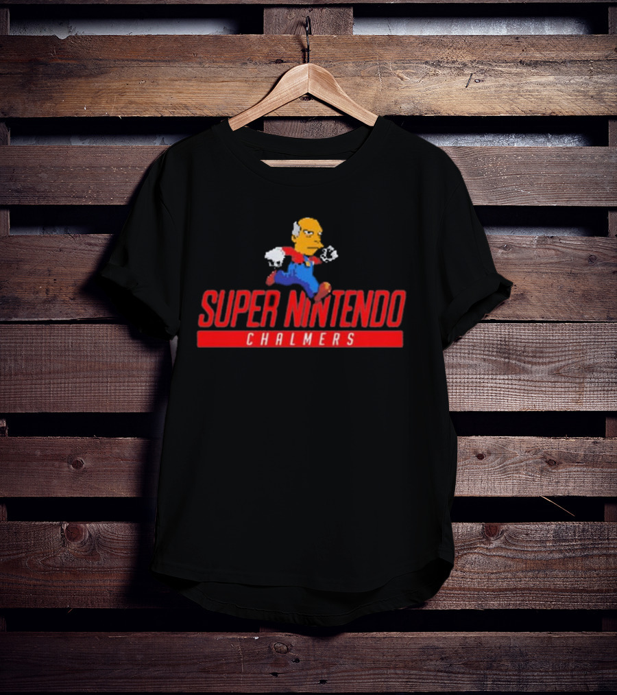 Super Nintendo Chalmers 8-Bit Character T-Shirt