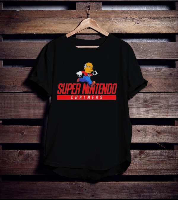 Super Nintendo Chalmers 8-Bit Character T-Shirt
