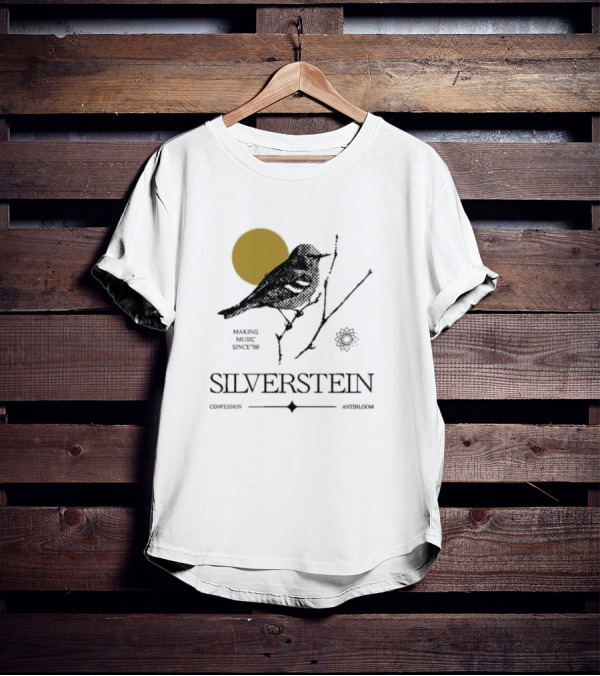 Silverstein Making Music Since '00 Confession Antibloom Bird And Sun T-Shirt