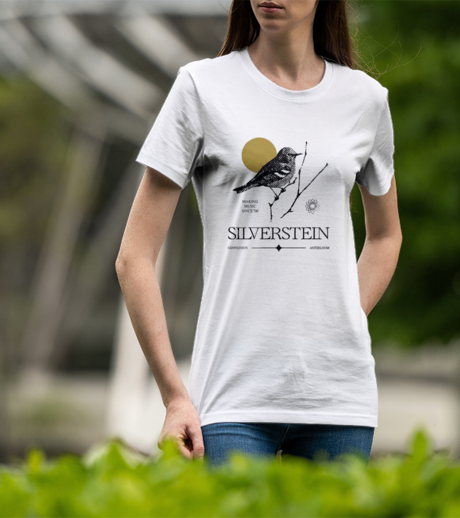 Silverstein Making Music Since '00 Confession Antibloom Bird And Sun T-Shirt