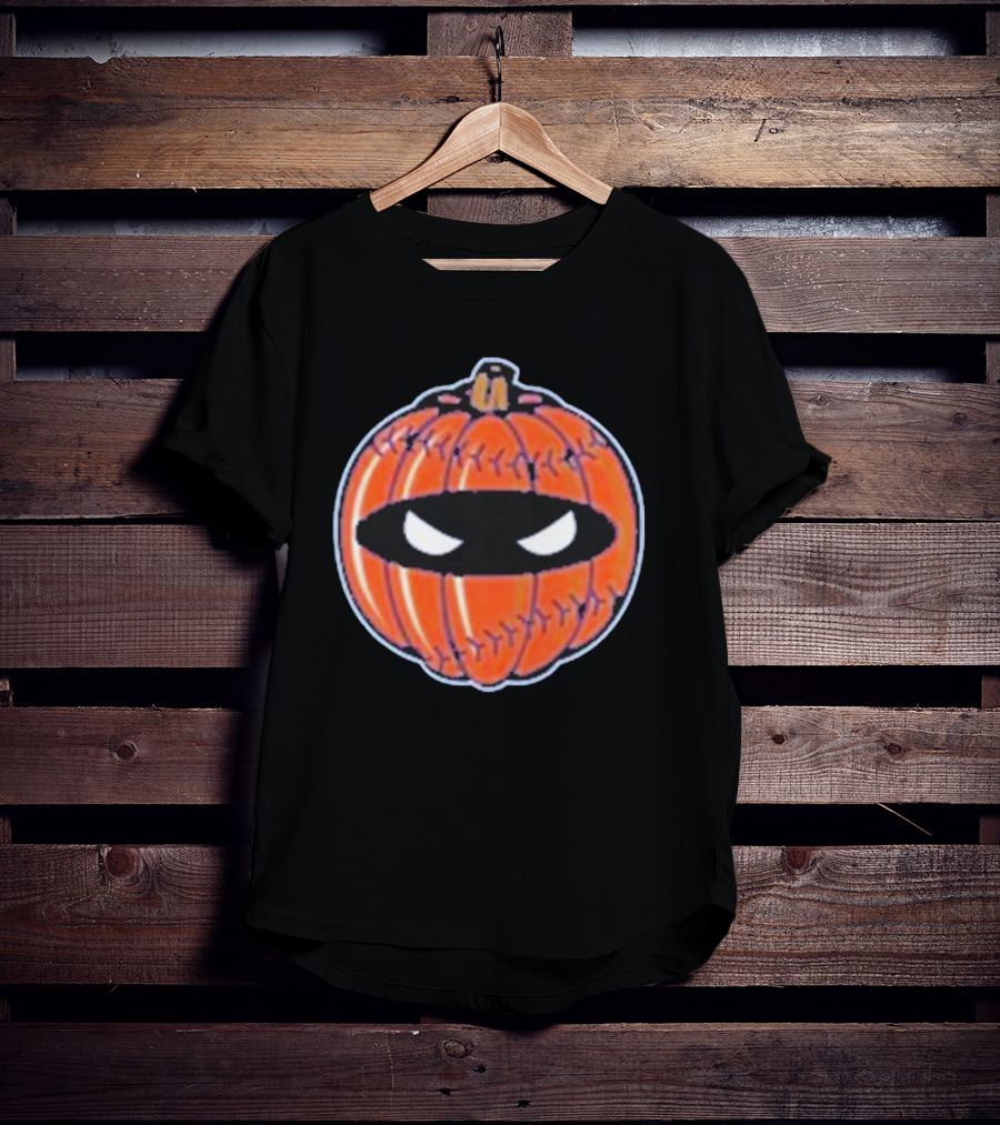 New York Mets Pitching Ninja Baseball Pumpkin Playoffs T-Shirt