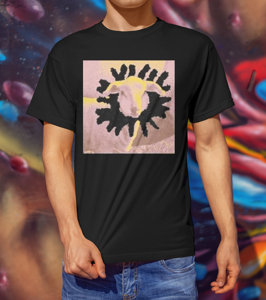 Run For Cover Records Anxious Counting Sheep Surreal Sheep T-Shirt