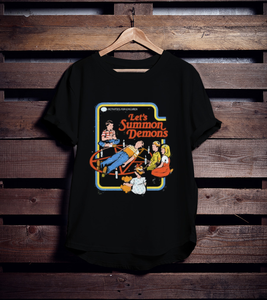 Activities For Children Vintage Let's Summon Demons T-Shirt
