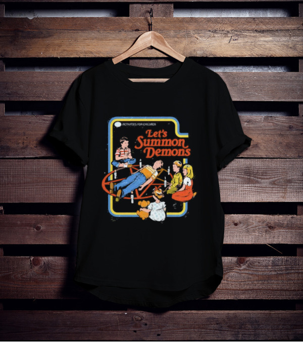 Activities For Children Vintage Let's Summon Demons T-Shirt