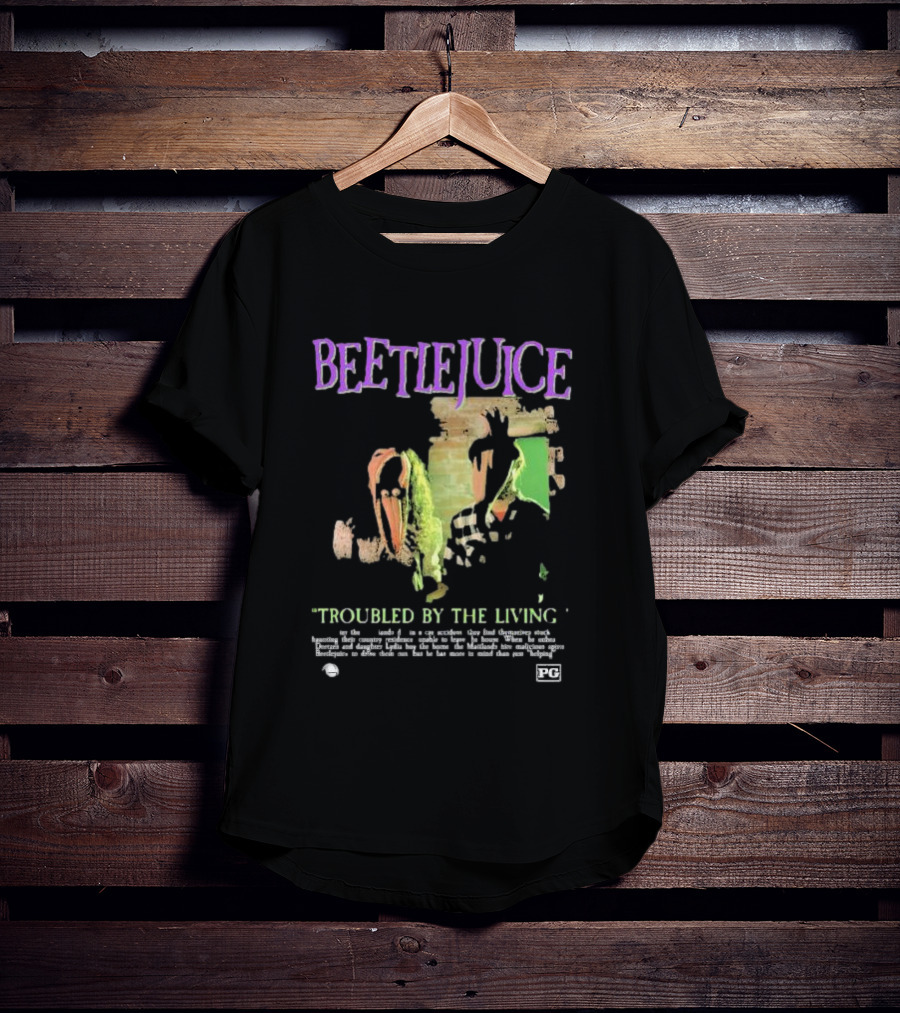Beetlejuice Troubled By The Living Ghosts March 30 1988 T-Shirt