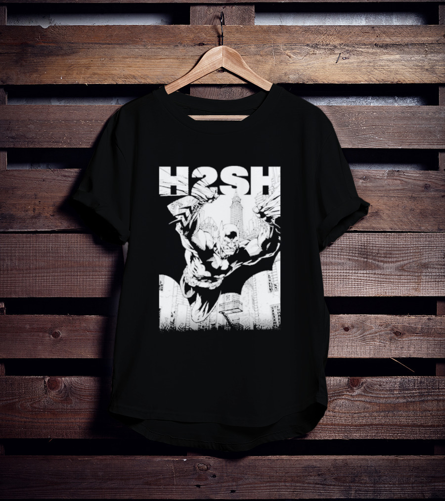 Hush 2 Batman Jim Lee Cityscape Sketch T-Shirt