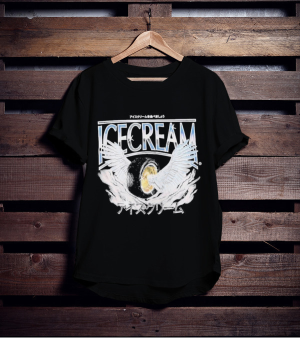 Icecream Heaven Winged Tire T-Shirt