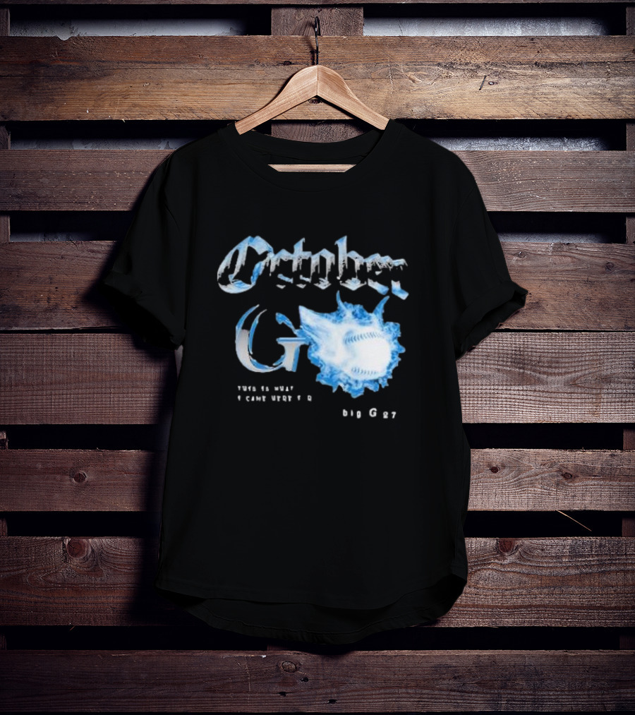 October G Big G27 Jomboy Media Baseball T-Shirt