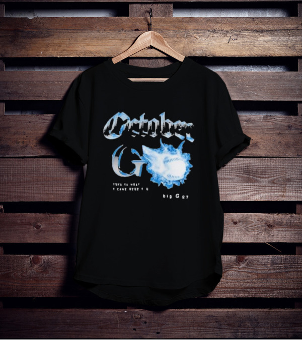 October G Big G27 Jomboy Media Baseball T-Shirt