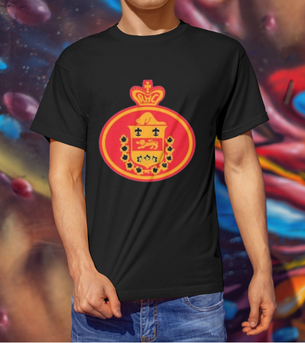 Montreal Royals Vintage Ice Hockey Logo With Historic Crest And Crown Emblem T-Shirt