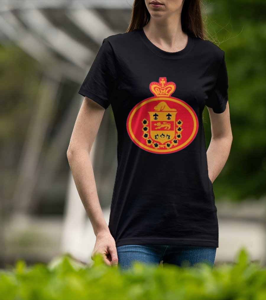 Montreal Royals Vintage Ice Hockey Logo With Historic Crest And Crown Emblem T-Shirt