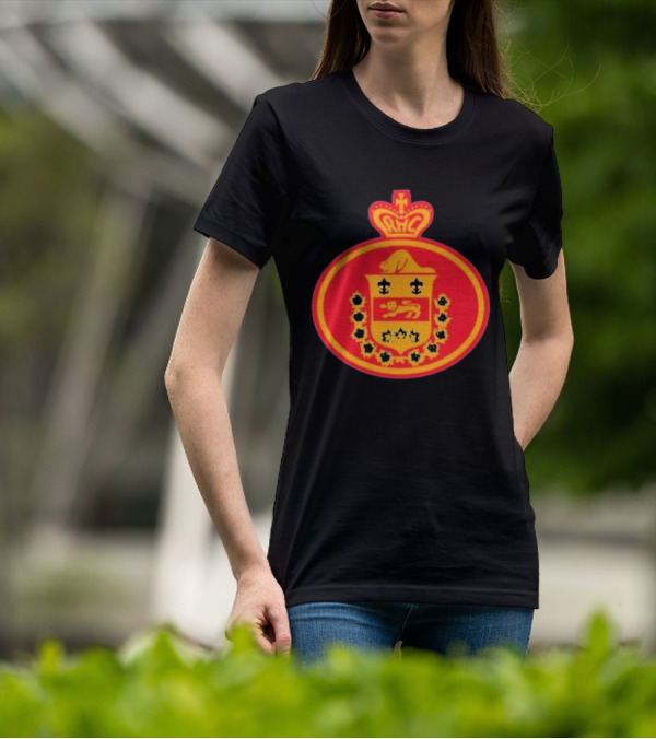 Montreal Royals Vintage Ice Hockey Logo With Historic Crest And Crown Emblem T-Shirt