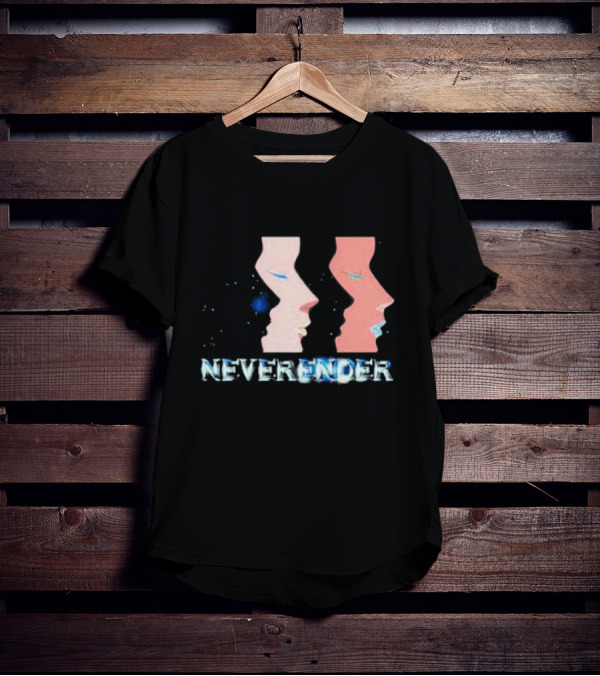 NEVERENDER Faces With Stars Cosmic Justice T-Shirt