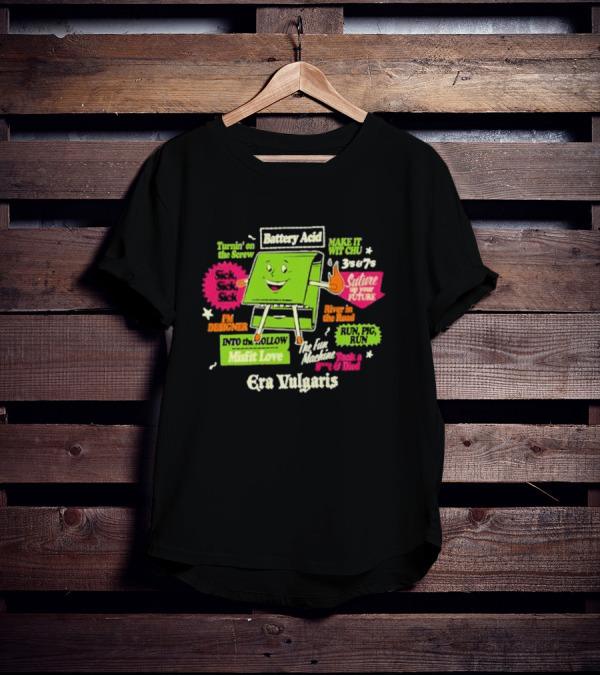 Era Vulgaris Battery Acid Misfit Love Queens Of The Stone Age T-Shirt