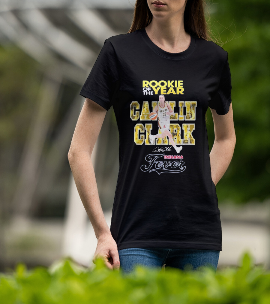 Rookie Of The Year Caitlin Clark Indiana Fever Fever 22 T-Shirt