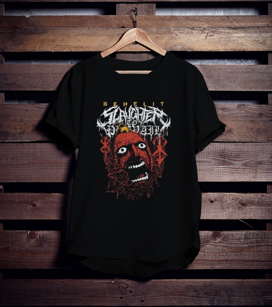 Behelit Slaughter To Prevail Gore Mask T-Shirt
