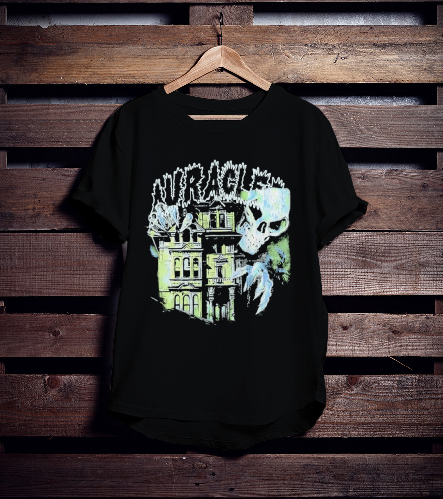 The Auracles Skeleton Haunted House Chris Brown T-Shirt
