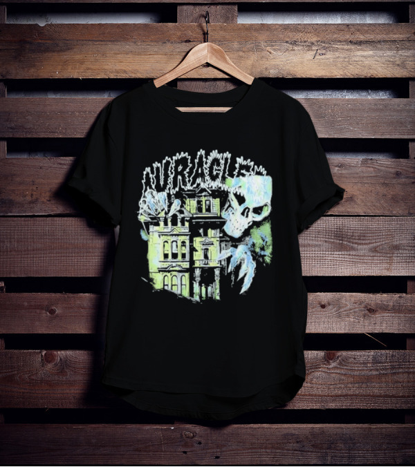 The Auracles Skeleton Haunted House Chris Brown T-Shirt
