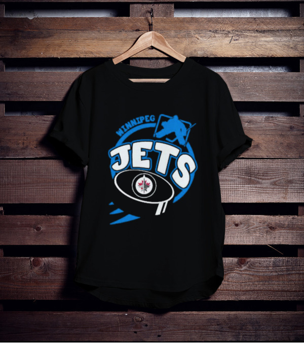 Winnipeg Jets Toddler Slap Shot Hockey T-Shirt