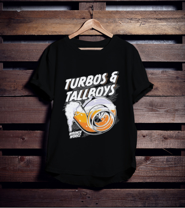 Turbos And Tallboys Wrench Workz Turbocharger Beer Fusion T-Shirt