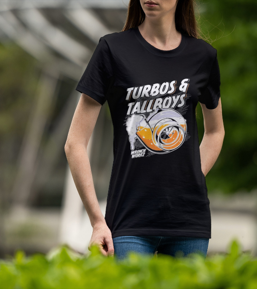 Turbos And Tallboys Wrench Workz Turbocharger Beer Fusion T-Shirt