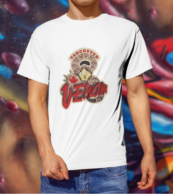 Vancouver Venom Rattlesnake Maple Leaf T-Shirt