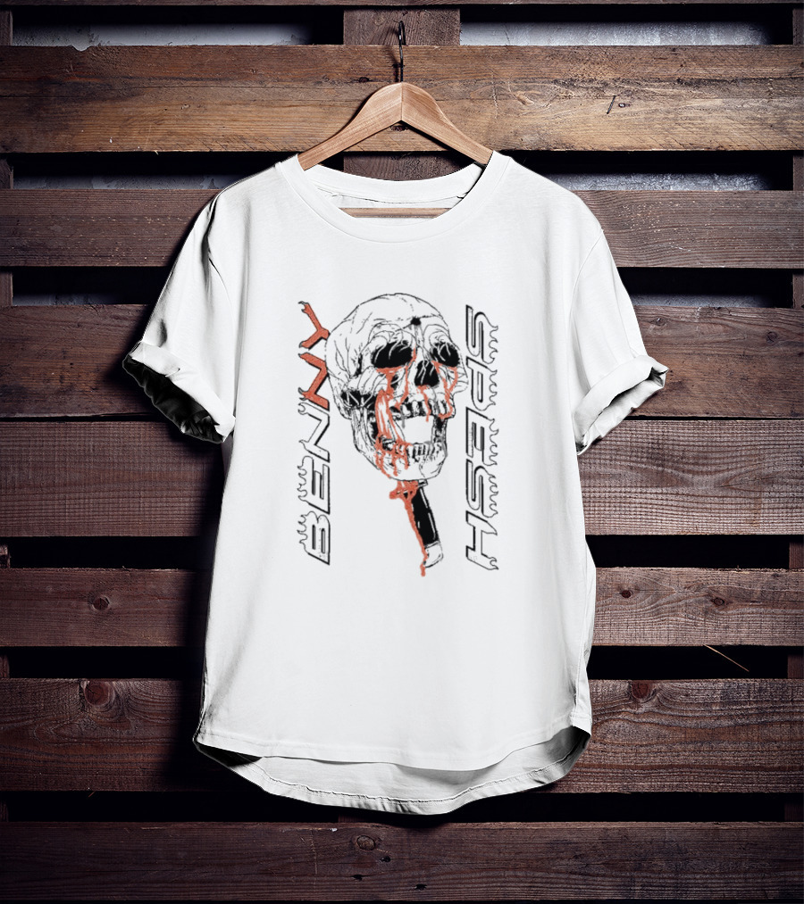 Benny Spesh Skull Knife T-Shirt
