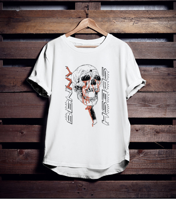 Benny Spesh Skull Knife T-Shirt