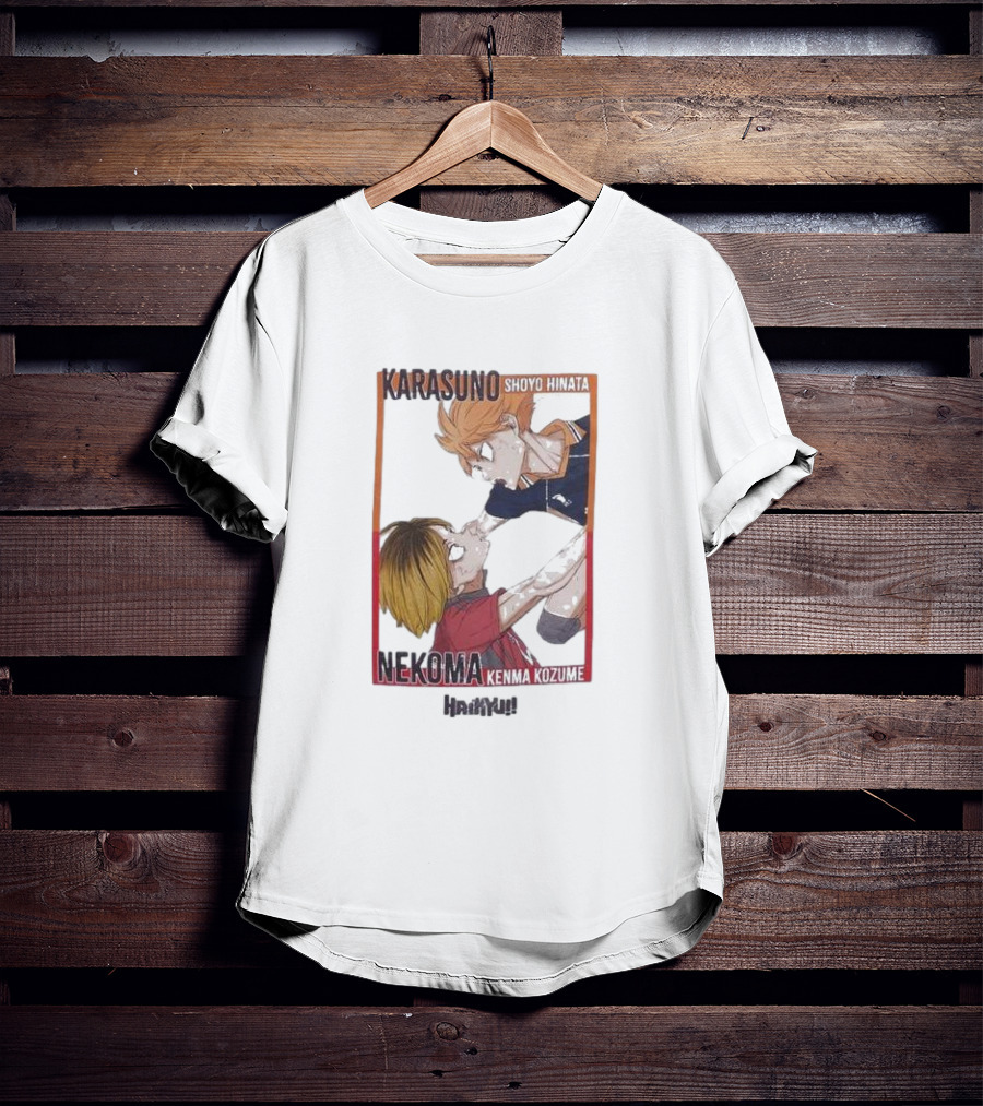 Haikyu Karasuno Shoyo Hinata Nekoma Kenma Kozume Dumpster Battle Duo T-Shirt