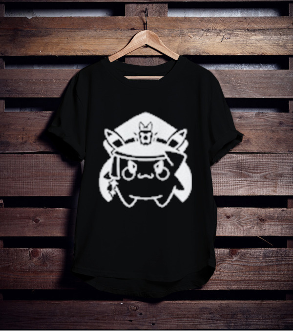Pikachu Cadet Momo Emblem T-Shirt