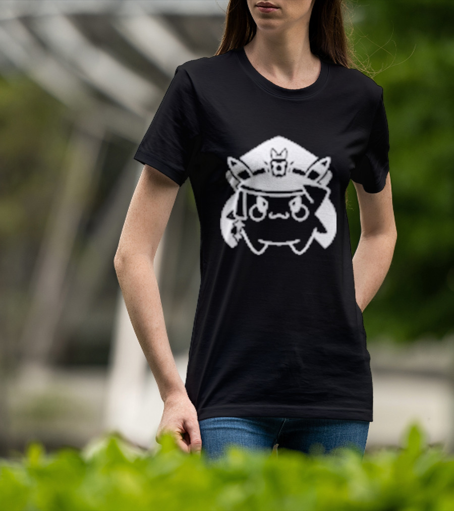 Pikachu Cadet Momo Emblem T-Shirt