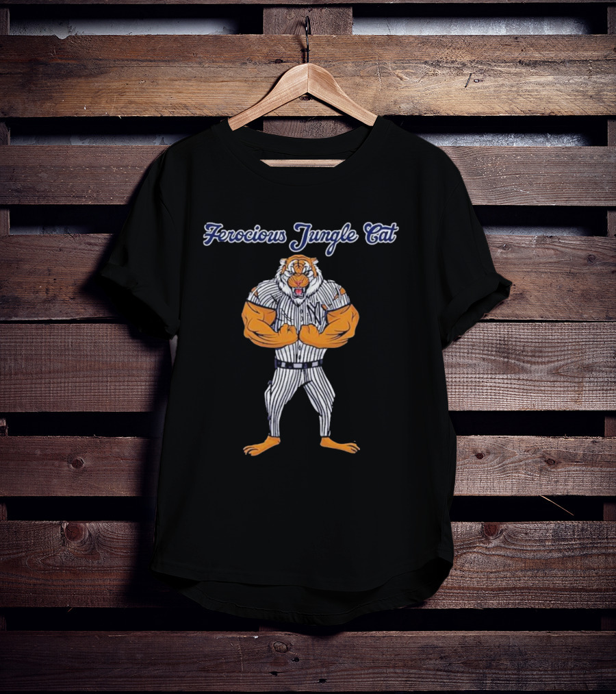 New York Ferocious Jungle Cat Tigers T-Shirt