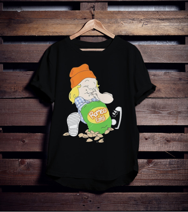 Romeo Eats Almonds Bag Toddler Sneaker Orange Hat T-Shirt