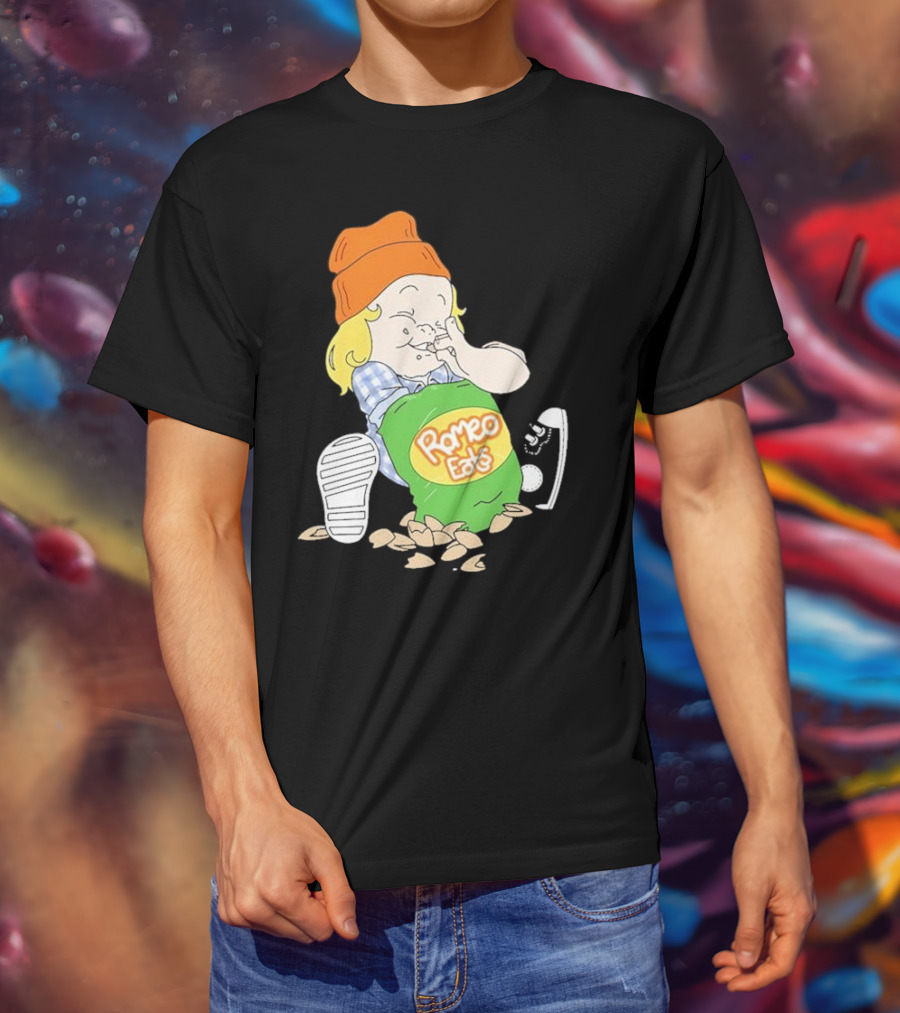 Romeo Eats Almonds Bag Toddler Sneaker Orange Hat T-Shirt