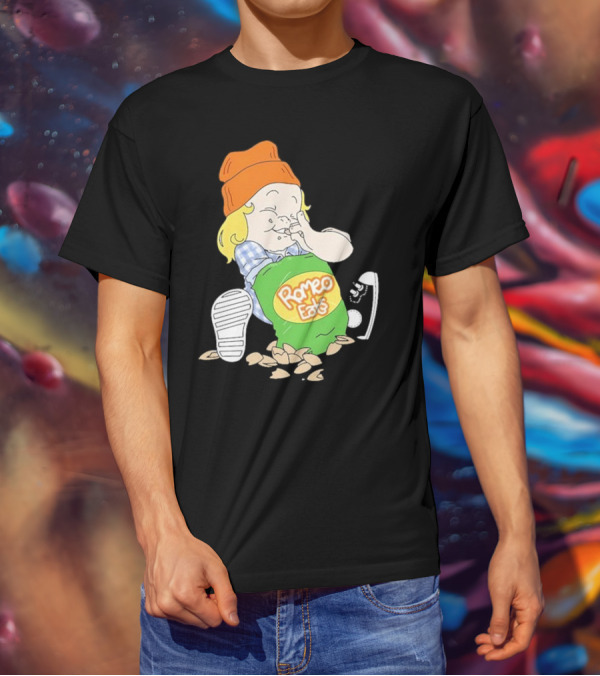 Romeo Eats Almonds Bag Toddler Sneaker Orange Hat T-Shirt