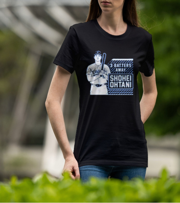 Shohei Ohtani 3 Batters Away Tracker T-Shirt