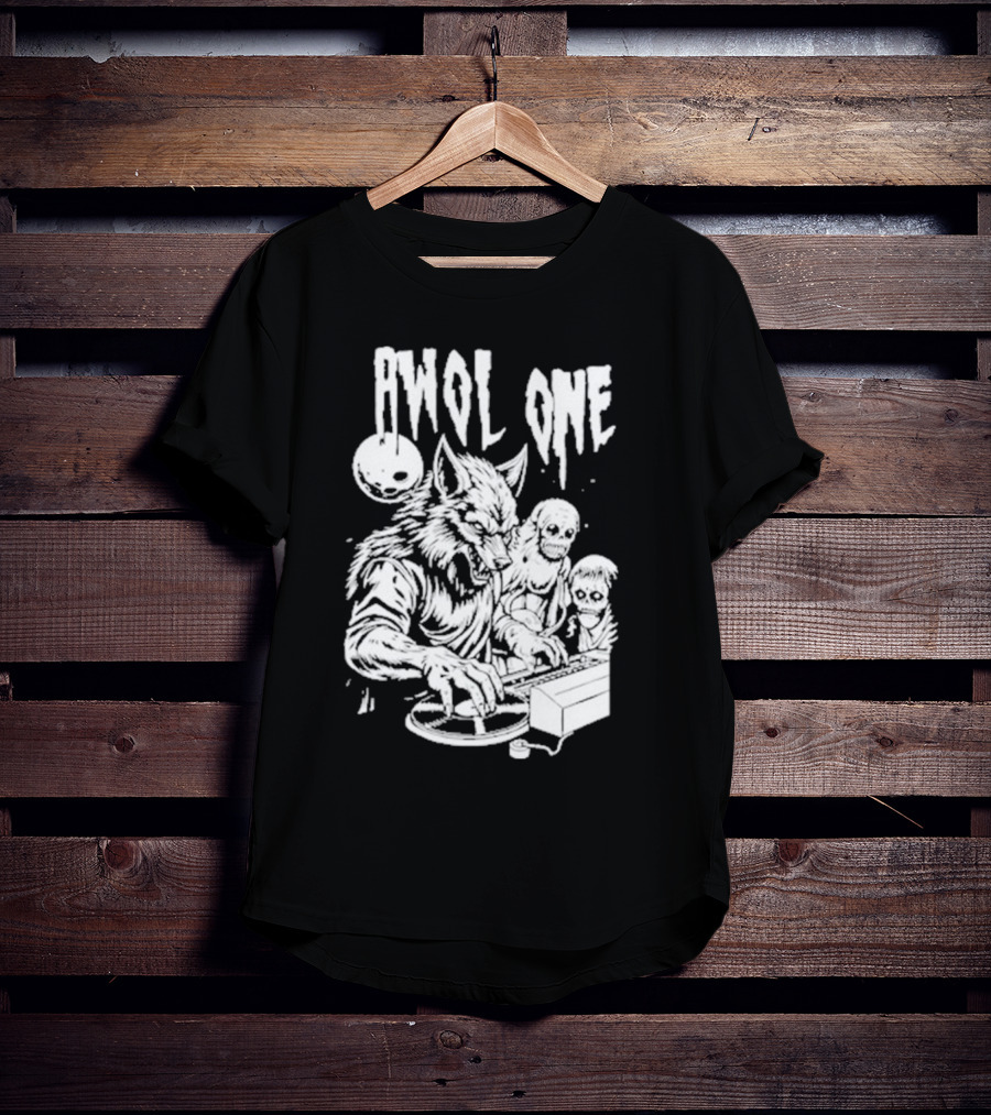 AWOL One Werewolf DJ With Creatures T-Shirt