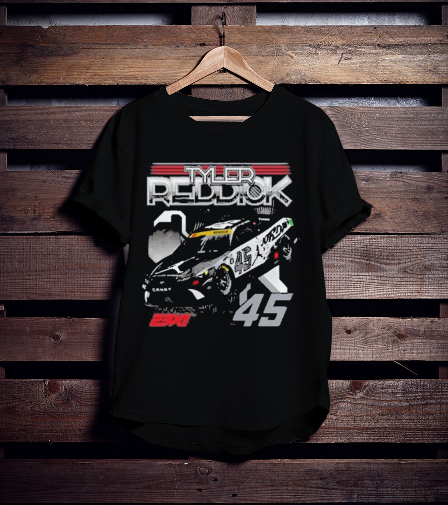 Tyler Reddick 23XI Racing 45 Car Jumpman Jordan Motorsports T-Shirt