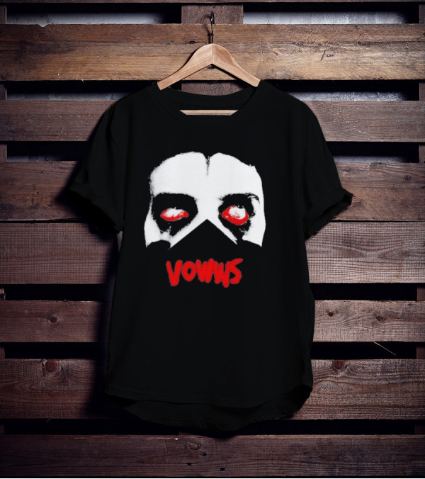 Vowwsband Vowws Red Eyes Hollow Face T-Shirt