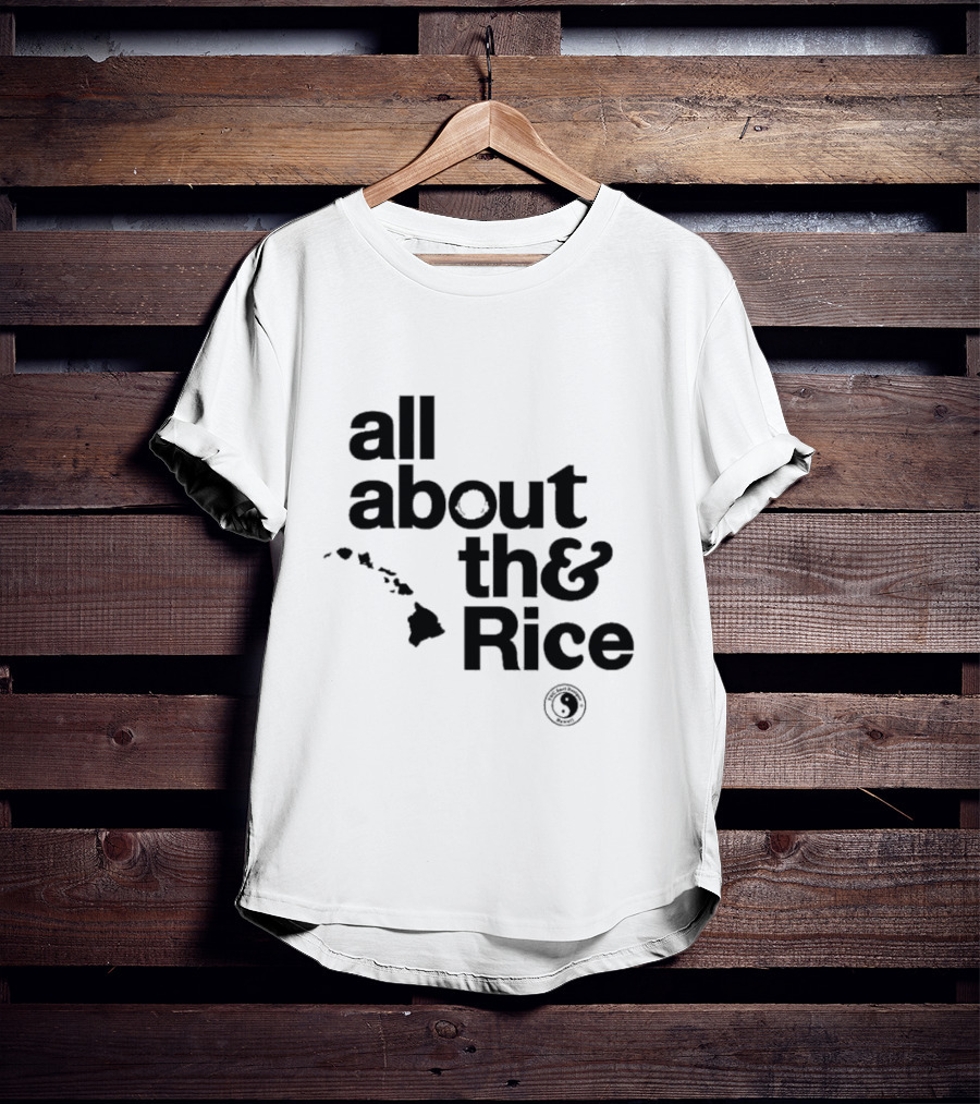 All About The Rice Map Yin Yang Islands T-Shirt