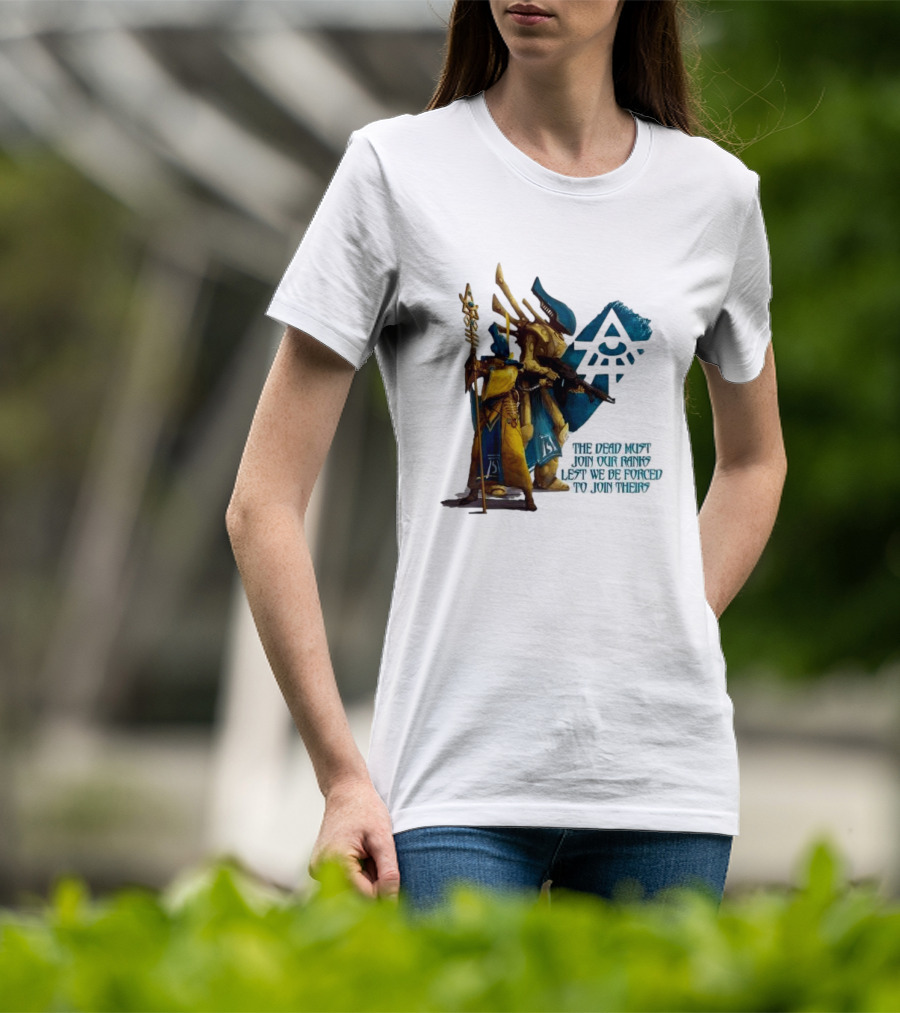 Craftworld Iyanden The Dead Must Join Our Ranks Eldar Guardians Symbolic T-Shirt