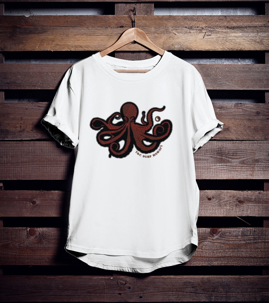 Octopus T&C Surf Hawaii Ocean Adventure T-Shirt