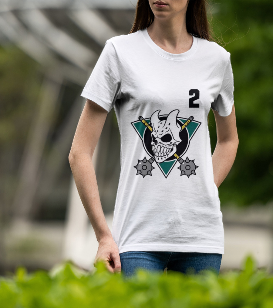 Slaughter To Prevail Hockey Skull Maces Logo 2 T-Shirt
