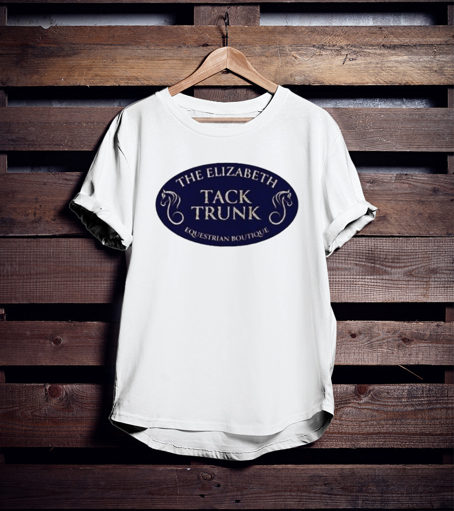 The Elizabeth Tack Trunk Equestrian Boutique Horse T-Shirt