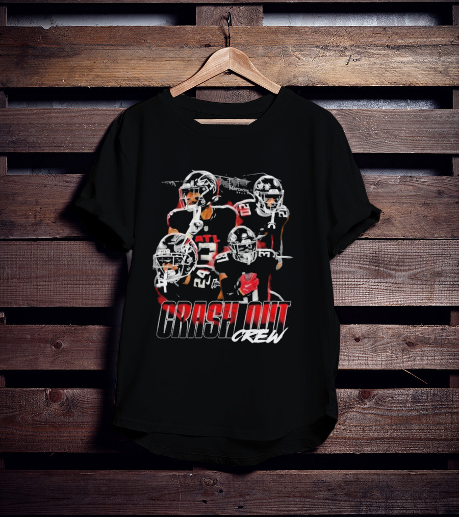Atlanta Falcons Crash Out Crew Mercedes Benz Stadium Football Players T-Shirt