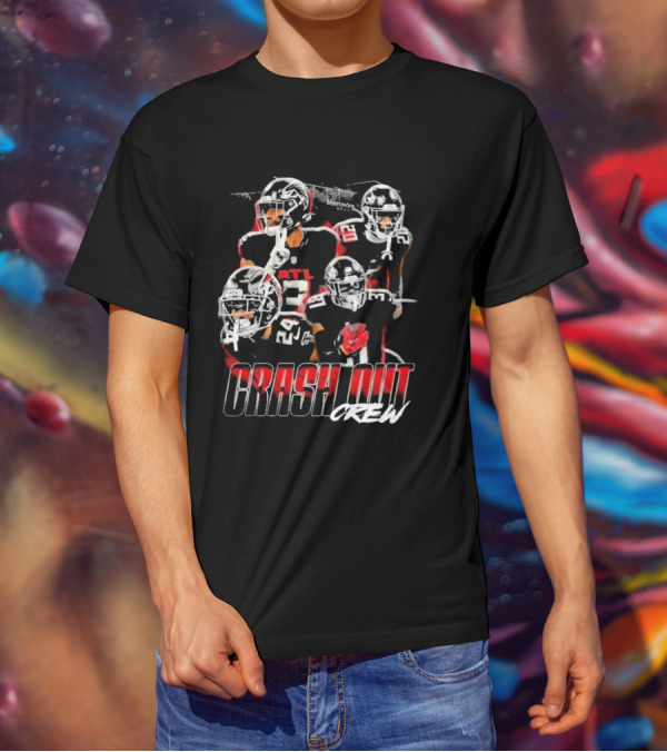 Atlanta Falcons Crash Out Crew Mercedes Benz Stadium Football Players T-Shirt