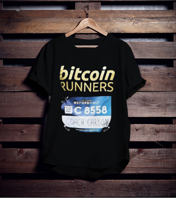 Bitcoin Runners Oxford Half C 8558 Coach Carbon T-Shirt