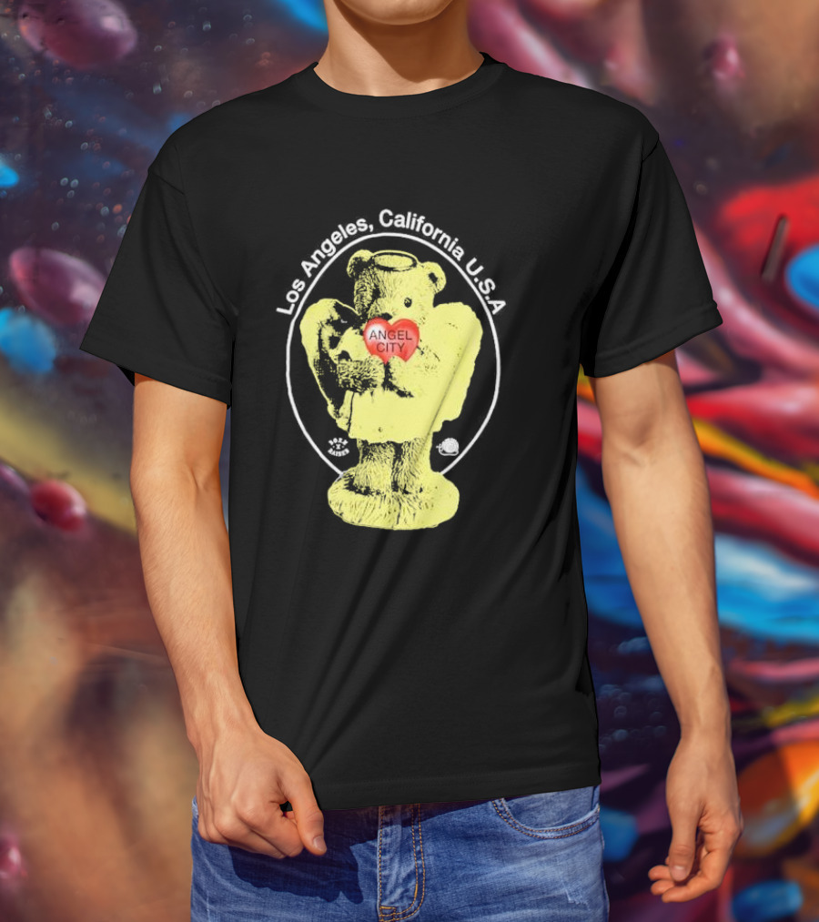 Born X Raised Angel City Los Angeles California USA T-Shirt